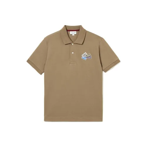 LACOSTE Khaki SIX Мужская Поло