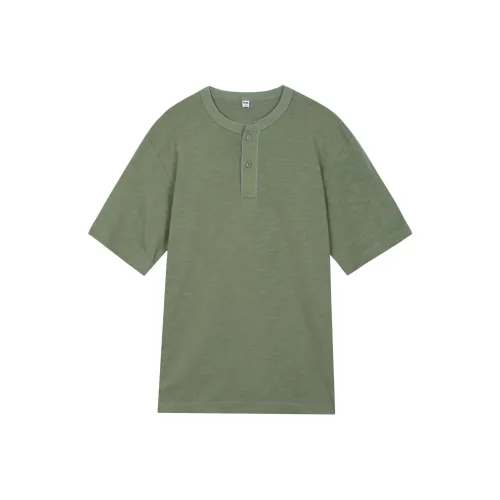 UNIQLO Мужская поло оливкового цвета