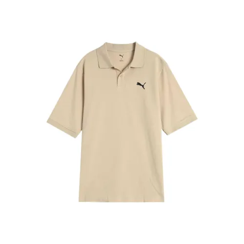 PUMA ESSPIQUE SS25 Поло Мужское Овсяный