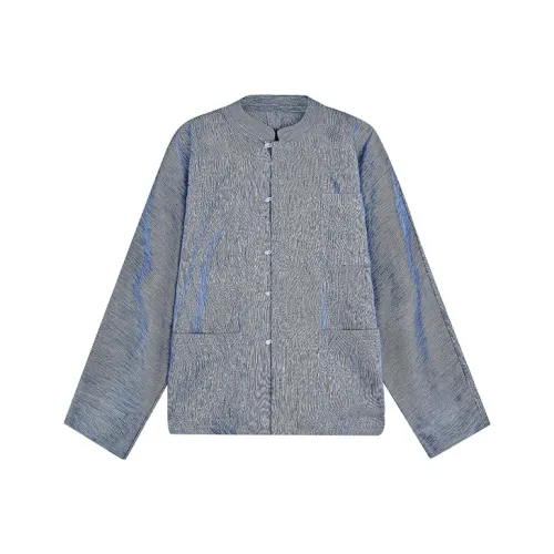 Cheng Jin Yi Bureau Серые Мужские Рубашки