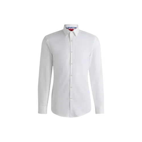 Hugo Boss Белые Мужские Рубашки