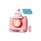 Розовый кролик, пузырьки, фототехника [1 бутылка раствора пузырьков + 10 пар концентрата]