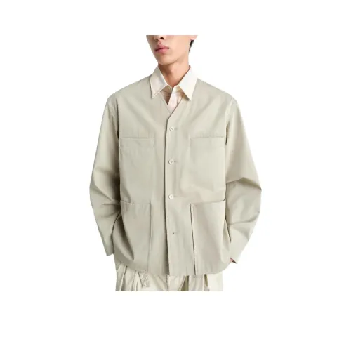 Lemaire Куртки Пальто Мужской Светло-зеленый шалфей