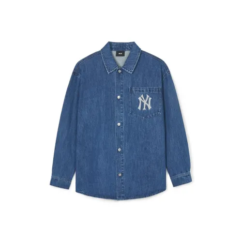 Mlb Base Logo New York Yankees SS24 Рубашка Унисекс Blue