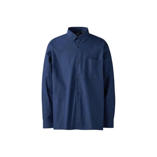 UNIQLO C Collection Рубашка Унисекс Темно-синий