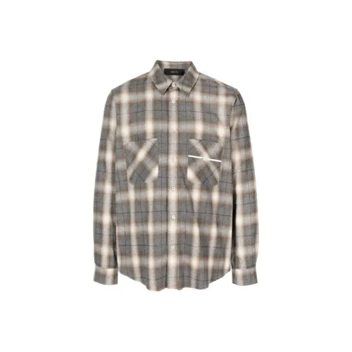 AMIRI Серые Мужские Рубашки