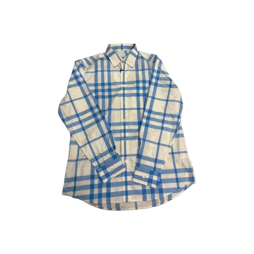 Burberry Мужские Синие Рубашки