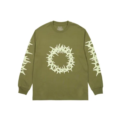 PALACE SS24 SPIKED LONGSLEEVE Свитшот Унисекс Темно-зеленый