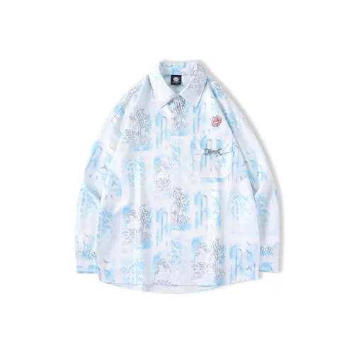 LAMLICKA Светло-синий Унисекс Рубашки