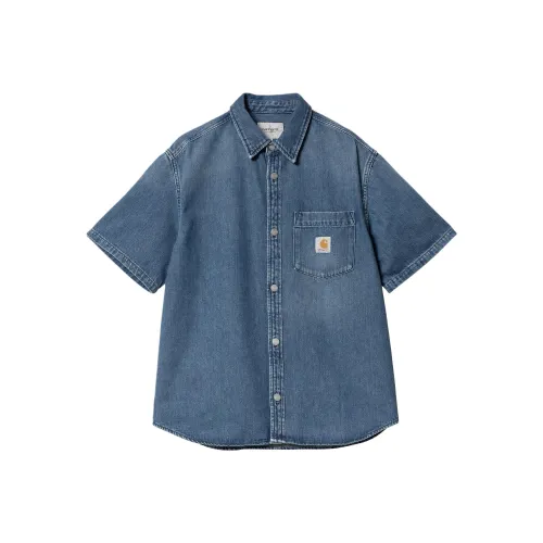 Carhartt WIP SS24 S S Ody Рубашка Мужская Синяя