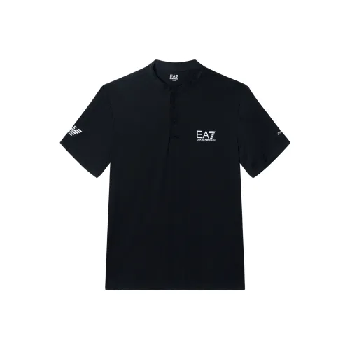 EMPORIO ARMANI SS23 Поло Мужское Черное