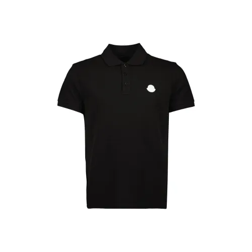 MONCLER Мужская черная поло