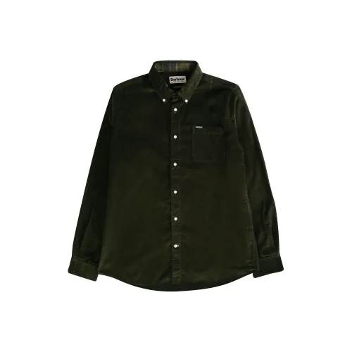 BARBOUR Рубашка Мужская Лесной Зеленый