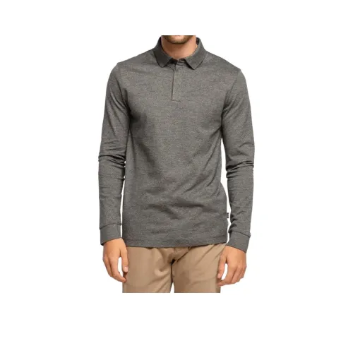 Hugo Boss Поло Мужское Черное Серое