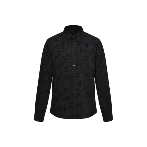 RARE Черные Мужские Рубашки