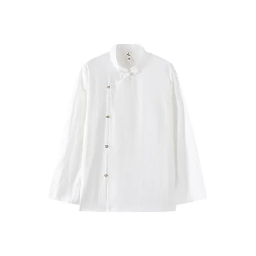 XUANSHENG Белые Мужские Рубашки