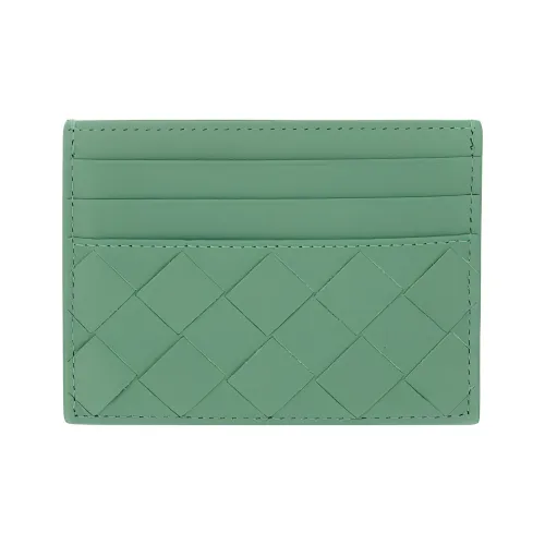Bottega Veneta Sheepskin с коровьей кожей держатель для карт женский зеленый