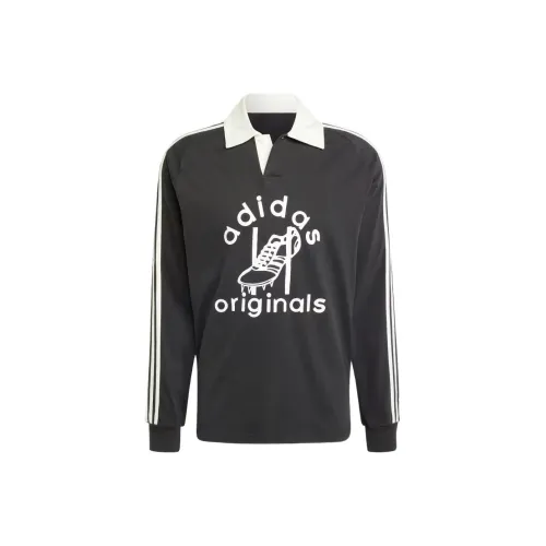 Adidas Originals RUGBY Polo Мужской Черный