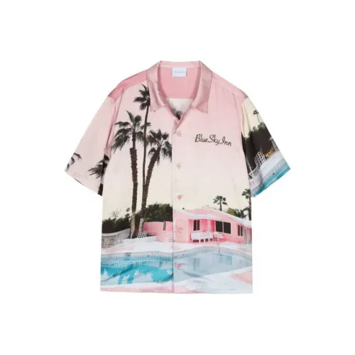 Blue Sky Inn Розовые Мужские Рубашки