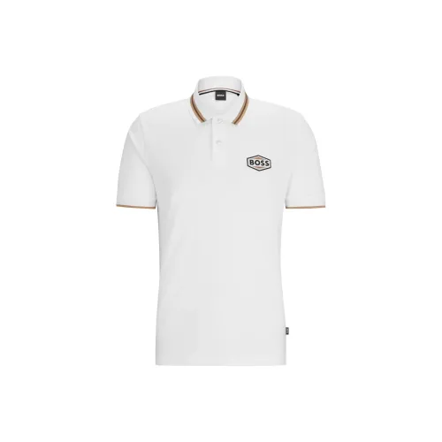 Hugo Boss Поло Мужское Белое