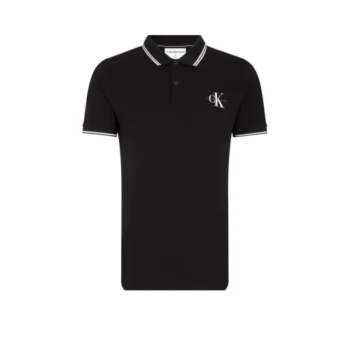 CALVIN KLEIN Поло Мужское Черное