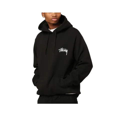 Stussy SS24 8 BALL Шерпа Толстовка Мужская Черная