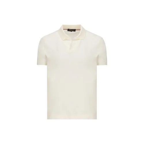 Loro Piana Бежевая Мужская Рубашка Поло