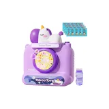 Единорог Пузырьки Фотография [1 бутылка раствора пузырей + 20 упаковок концентрата]