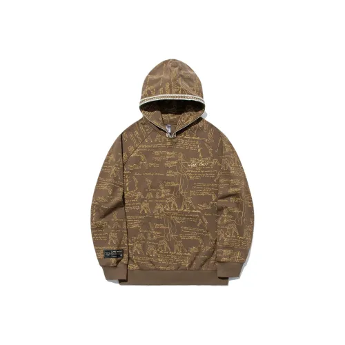 Подкладка x Bruce Lee Совместный модель Толстовка Унисекс Терракотовый Коричневый