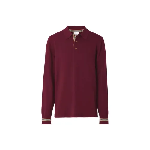 Burberry Red Men's Polo