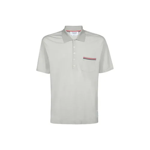 THOM BROWNE Серый Мужской Поло