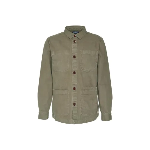 BARBOUR Зеленые Мужские Рубашки