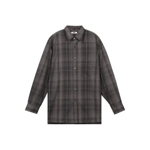 UNIQLO Темно-серые мужские рубашки