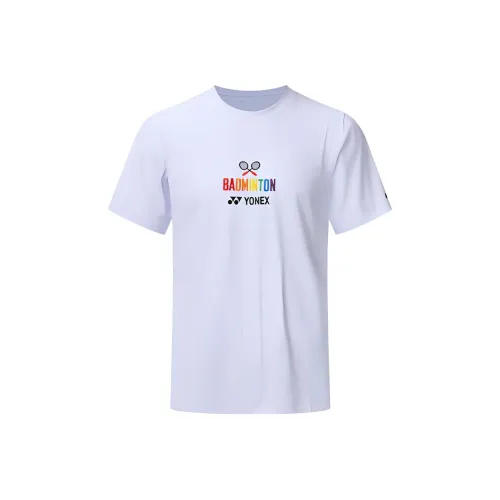 YONEX 011 Белый Мужская T-рубашка