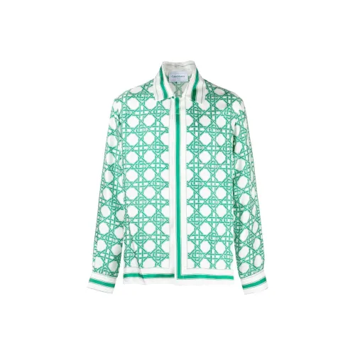 CASABLANCA Зеленые Мужские Рубашки