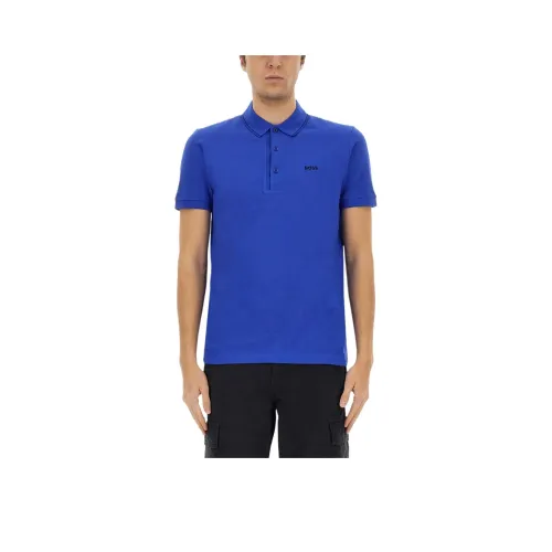 Hugo Boss SS25 Поло Мужское Синее
