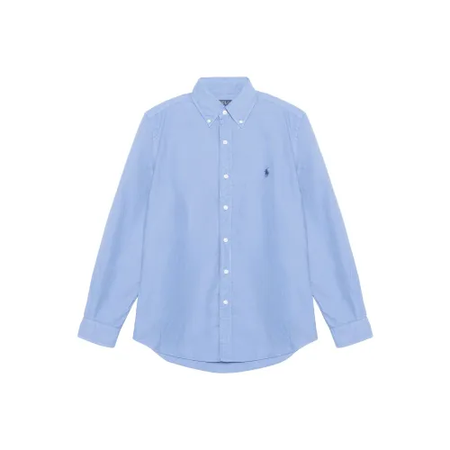 Polo Ralph Lauren Светло-Синие Мужские Рубашки