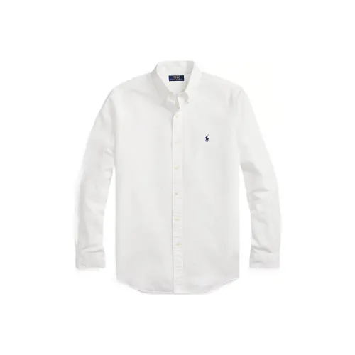 Polo Ralph Lauren Белые Мужские Рубашки