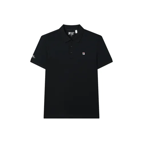 FILA Modern Heritage Поло Мужское Глубокий Черный