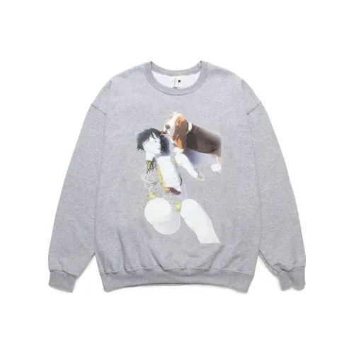 WACKO MARIA x GONGKEJIDONGDUI 2 LIANMINGKUAN SS24 Толстовка Унисекс Серый