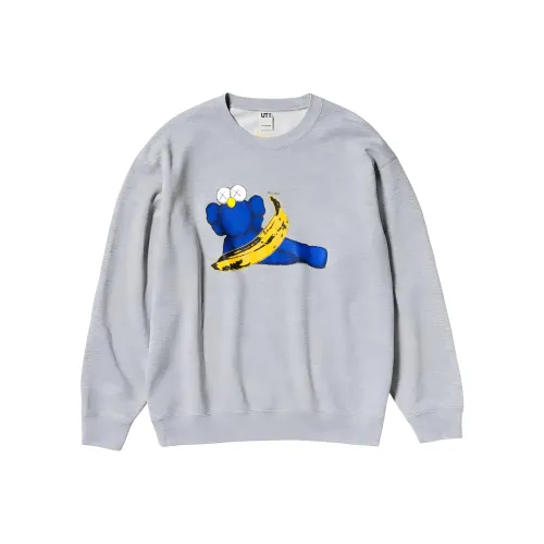 UNIQLO KAWS x WARHOL Collaboration Серый Унисекс Свитшоты