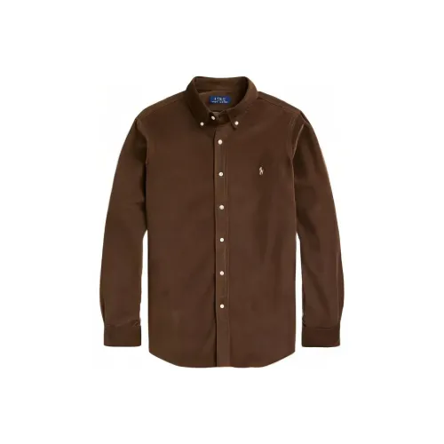 Polo Ralph Lauren Рубашка Мужская Темно-Коричневая