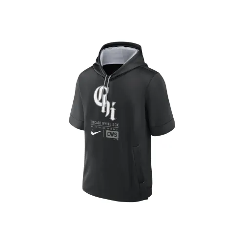 Nike MLB Коллаборация Чикаго Белый Sox Свитшот Chicago White Sox Команда Мужской Черный