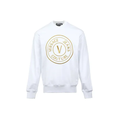 VERSACE JEANS COUTURE SS24 Толстовка Мужской Белый