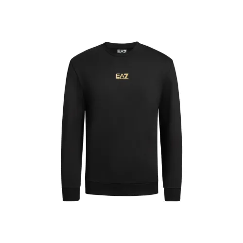 EMPORIO ARMANI EA7 FW24 Толстовка Мужской Черный