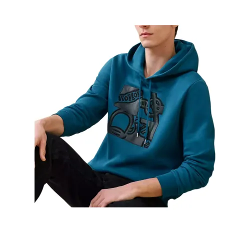 HERMES Синий Мужской Свитшот