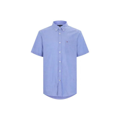 Tommy Hilfiger Рубашка Мужская Небесно-Голубая