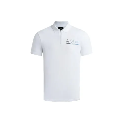 ARMANI EXCHANGEAE Мужское Поло Белое