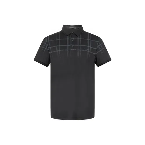 LESS IS MORE Frozen Pineapple SS25 Поло Мужское Черное