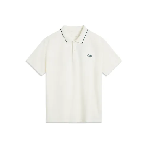 LINING Sports Life Collection Сливочный Унисекс Поло